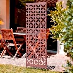 Decorative Trellis in Metal - Draughtboard